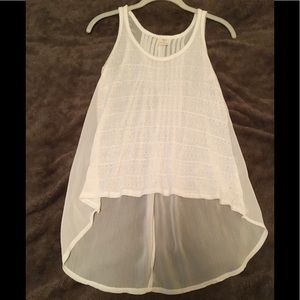 Anthropology cream tank